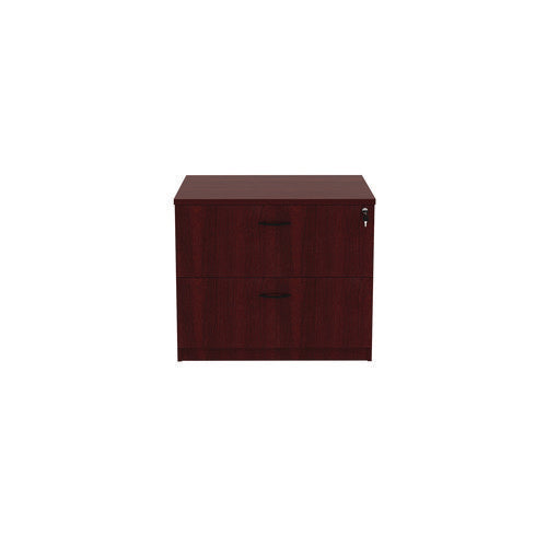 Alera Valencia Series Lateral File, 2 Legal/letter-size File Drawers, Mahogany, 34" X 22.75" X 29.5"