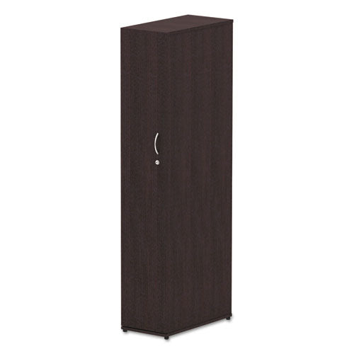 Alera Valencia Series Wardrobe, 11.88w X 22.78d X 65h, Espresso