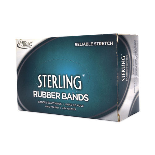 Sterling Rubber Bands, Size 8, 0.03" Gauge, Crepe, 1 Lb Box, 7,100/box