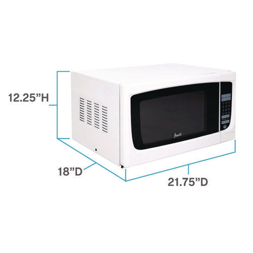 1.4 Cubic Foot Capacity Microwave Oven, 1,000 Watts, White