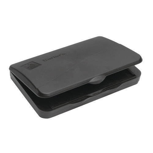 Pre-inked Felt Stamp Pad, 4.2"5x 2.75", Black