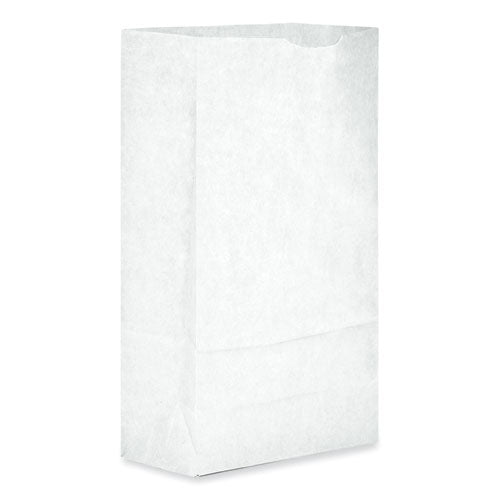 Grocery Paper Bags, #6 Size, 5.88" X 3.63" X 11", White, 500/bundle