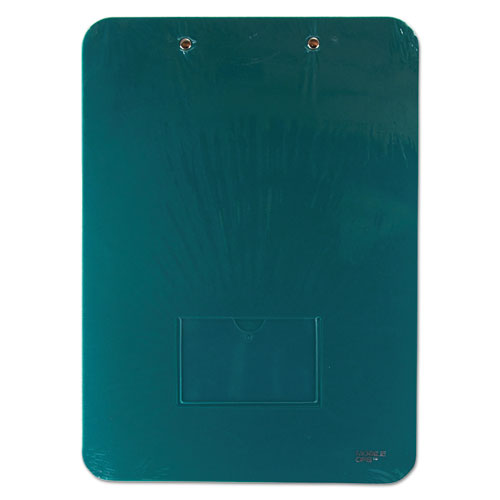 Unbreakable Recycled Clipboard, 0.25" Clip Capacity, Holds 8.5 X 11 Sheets, Green