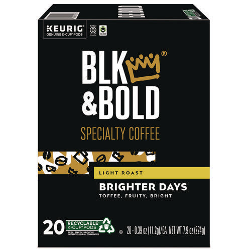 Brighter Days Coffee K-cups, 20/box