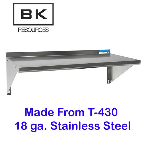 Stainless Steel Economy Overshelf, 24w X 12d X 8h, Stainless Steel, Silver, 2/pallet