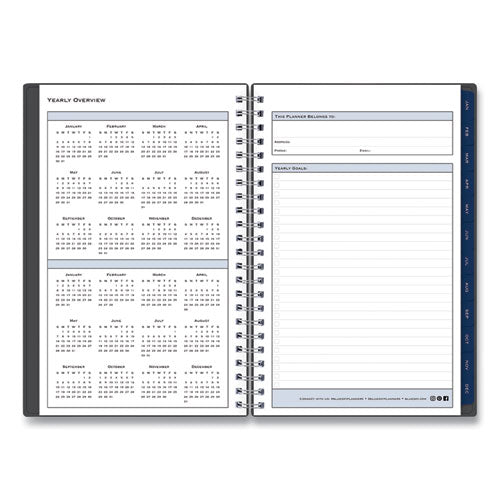 Passages Weekly/monthly Planner, 8 X 5, Charcoal Cover, 12-month (jan To Dec): 2025