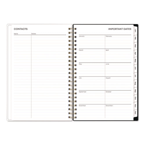 Nevaeh Weekly/monthly Planner, Wildflowers Artwork, 8 X 5, Multicolor/black Cover, 12-month (jan To Dec): 2025