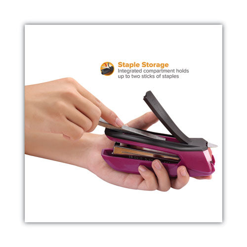 Ascend Stapler, 20-sheet Capacity, Magenta