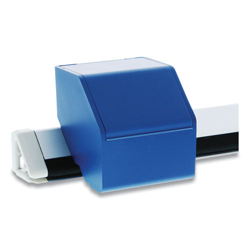 Konnect Desktop Organizer Short Storage Bin, 3.4" X 3.5" X 3.5", Blue