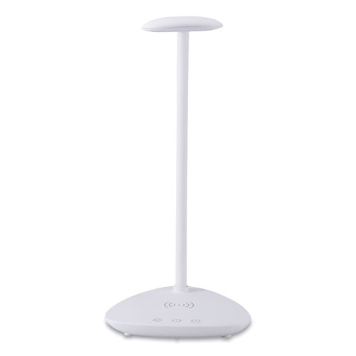 Flexible Wireless Charging Led Desk Lamp, 12.88" High, White