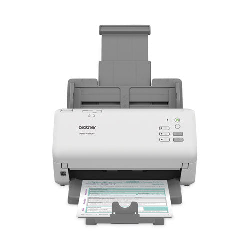 Ads-4300n Professional Desktop Scanner, 600 Dpi Optical Resolution, 80-sheet Auto Document Feeder