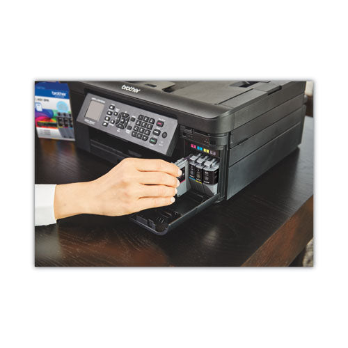 Mfc-j1010dw All-in-one Color Inkjet Printer, Copy/fax/print/scan