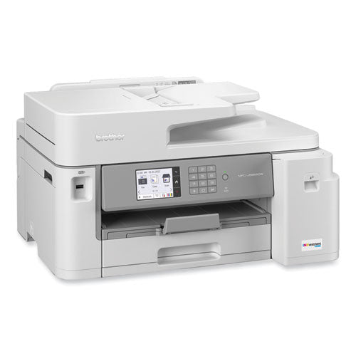 Mfc-j5855dw Inkvestment Tank All-in-one Color Inkjet Printer, Copy/fax/print/scan