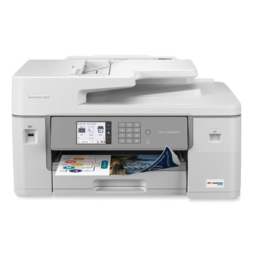 Mfc-j6555dw Inkvestment Tank All-in-one Color Inkjet Printer, Copy/fax/print/scan