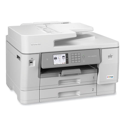 Mfc-j6955dw Inkvestment Tank All-in-one Color Inkjet Printer, Copy/fax/print/scan