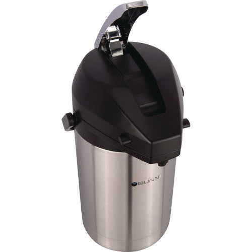 3 Liter Lever Action Airpot, Stainless Steel/black