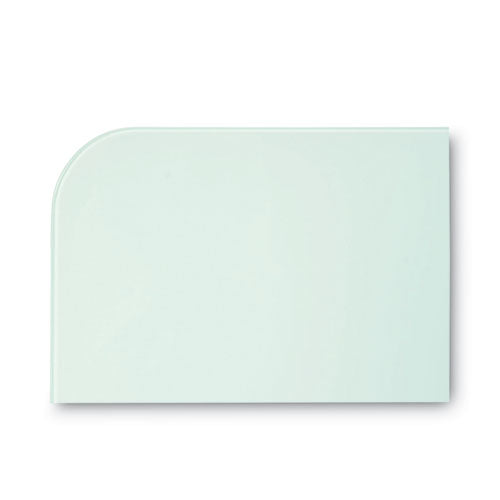 Magnetic Glass Dry Erase Board, 36" X 24", Opaque White Surface