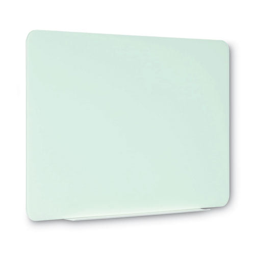 Magnetic Glass Dry Erase Board, 36" X 24", Opaque White Surface