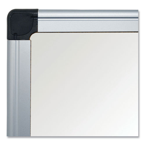 Value Lacquered Steel Magnetic Dry Erase Board, 96" X 48", White Surface, Satin Aluminum Frame