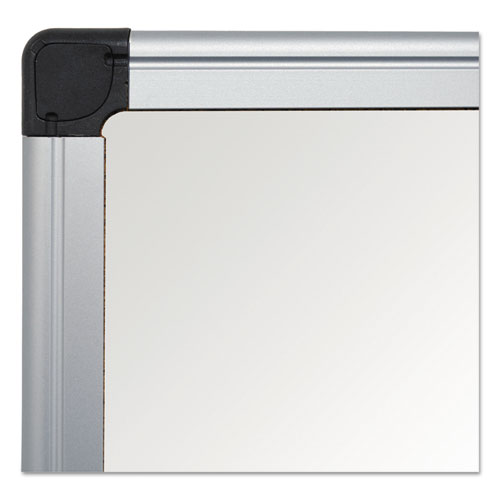 Value Melamine Dry Erase Board, 48" X 96", White Surface, Satin Aluminum Frame