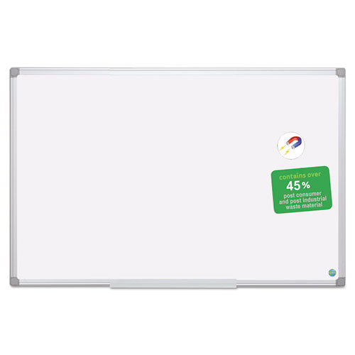 Earth Gold Ultra Magnetic Dry Erase Boards, 48" X 72", White Surface, Satin Aluminum Frame