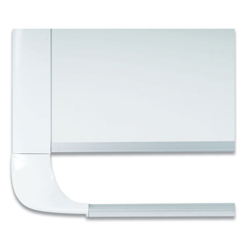 Gold Ultra Magnetic Dry Erase Boards, 72" X 48", White Surface, White/natural Aluminum Frame