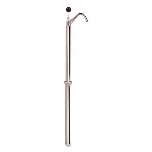 Bottle Pump, 22 Oz Output, Steel, 42.5" Tall, Chrome, 6/carton