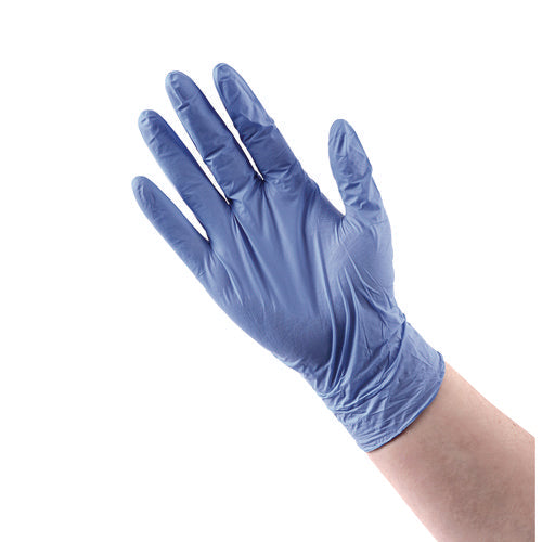 Disposable General-purpose Nitrile Gloves, X-large, Blue, 4 Mil, 1,000/carton