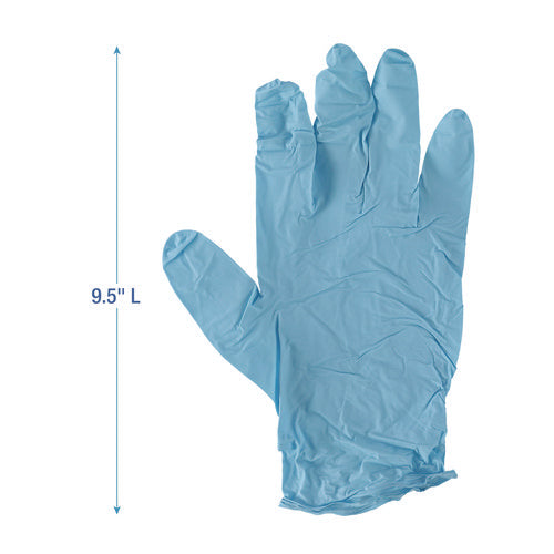 Disposable Examination Nitrile Gloves, Large, Blue, 5 Mil, 1,000/carton