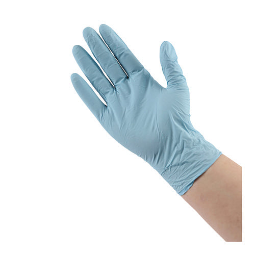 Disposable Examination Nitrile Gloves, Large, Blue, 5 Mil, 1,000/carton