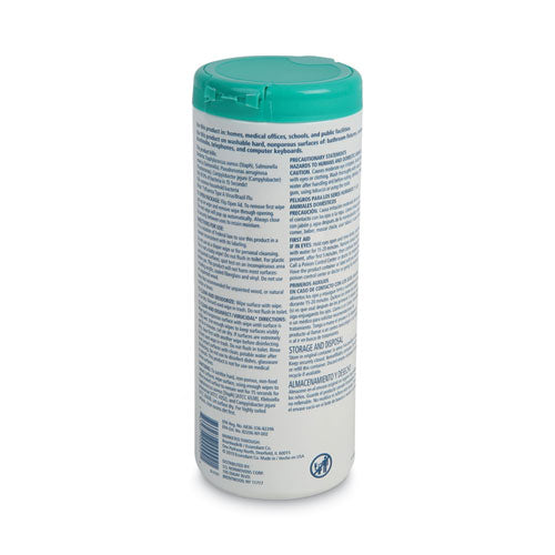 Quat-based Disinfecting Wipes, 7 X 8, Fresh Scent, 35/canister, 12 Canisters/carton