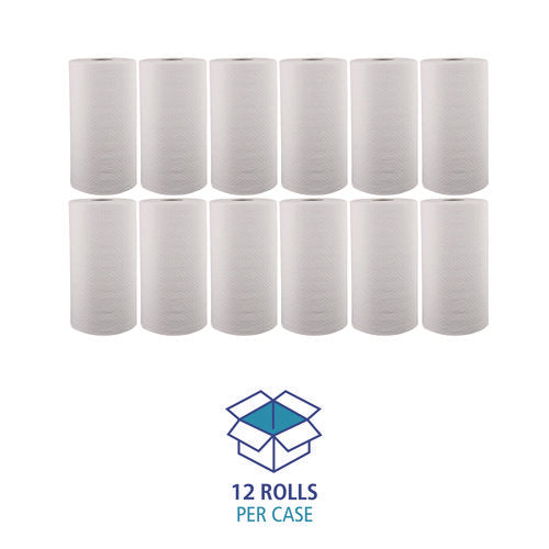 Kitchen Roll Towel, 2-ply, 11 X 8.5, White, 250/roll, 12 Rolls/carton