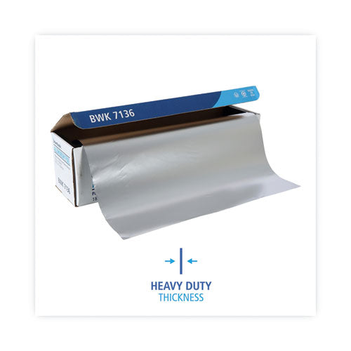 Heavy-duty Aluminum Foil Roll, 87 Gauge, 18" X 1,000 Ft