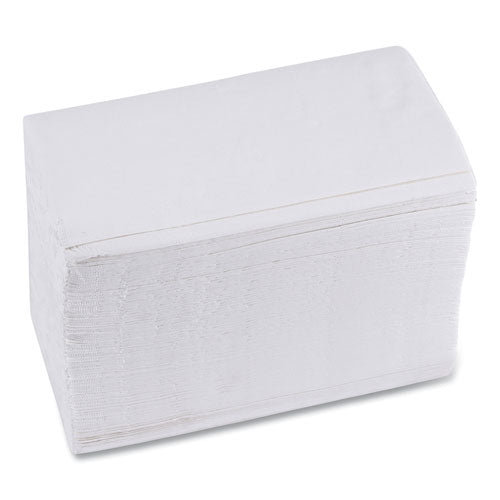 1/8-fold Dinner Napkins, 2-ply, 15 X 17, White, 300/pack, 10 Packs/carton