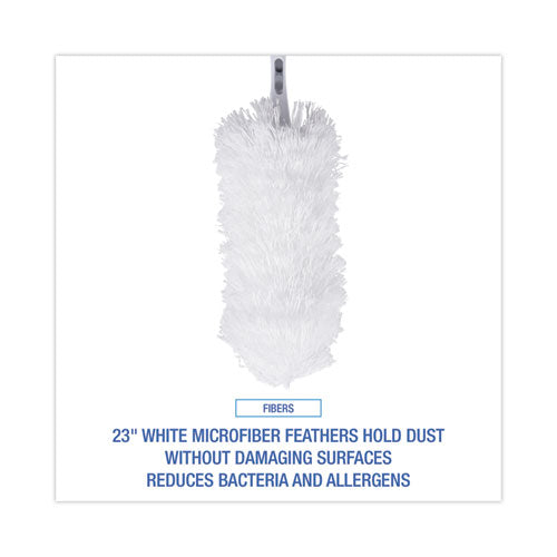 Microfeather Washable Microfiber Duster, 23" Plastic Handle