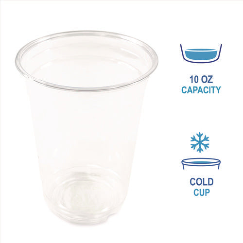 Clear Plastic Pet Cups, 10 Oz, 50/pack