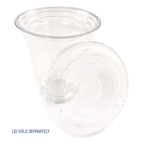 Clear Plastic Cold Cups, Squat, 12 Oz, 1,000/carton