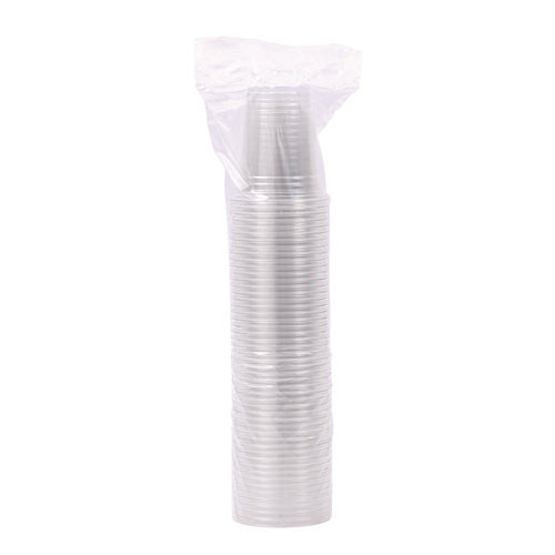 Clear Plastic Cold Cups, 12 Oz, 50/sleeve, 20 Sleeves/carton