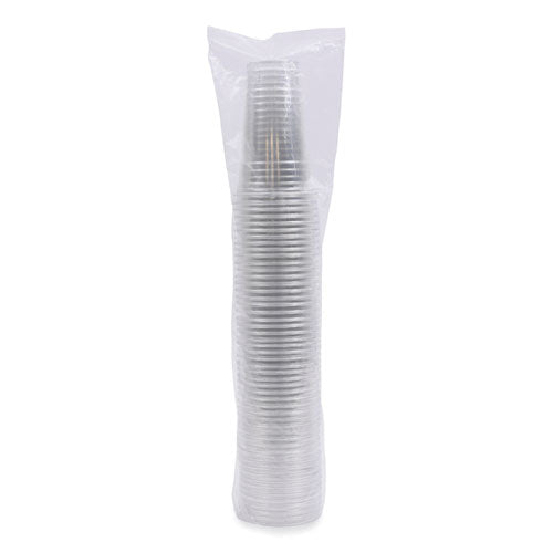 Clear Plastic Cold Cups, 24 Oz, 50/sleeve, 12 Sleeves/carton