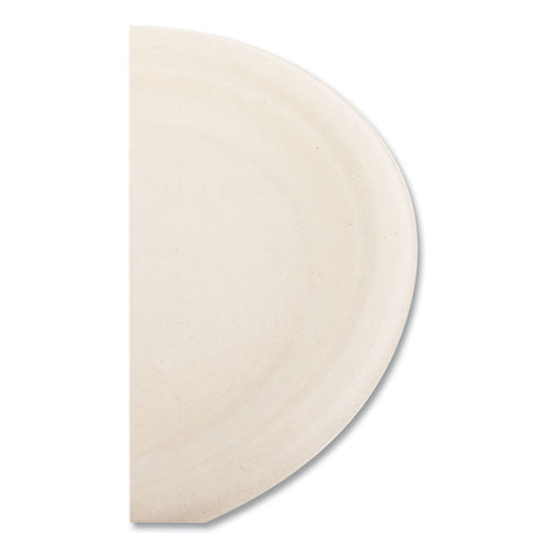 Bagasse Pfas-free Dinnerware, Plate, 6" Dia, Tan, 1,000/carton