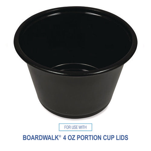 Souffle/portion Cups, 4 Oz, Black, 2,500/carton