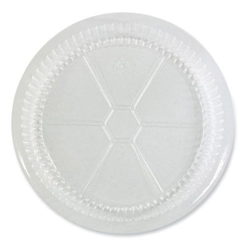 Round Aluminum To-go Container Lids, Dome Lid, 9", Clear, Plastic, 500/carton