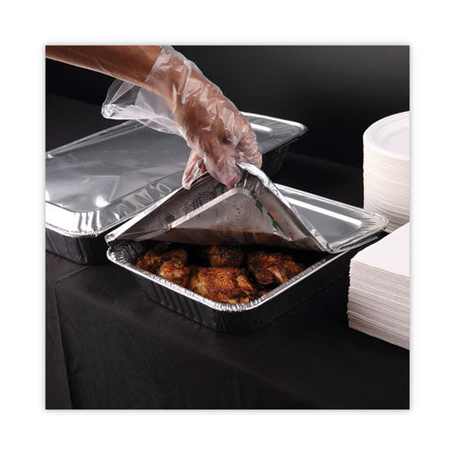 Aluminum Steam Table Pans, Half-size Deep, 400 Gauge, 2.56" Deep, 10.38 X 12.75, 100/carton