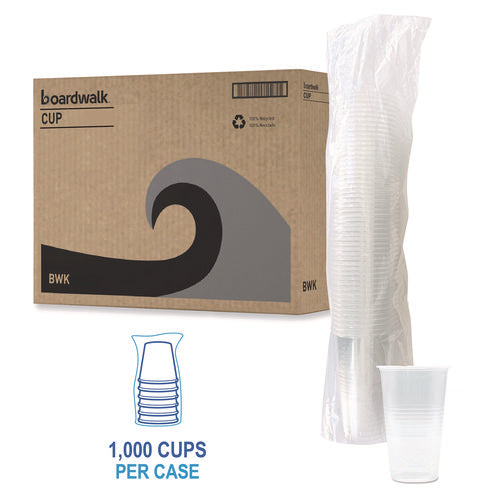 Translucent Plastic Cold Cups, 20 Oz, Clear, 1,000/carton