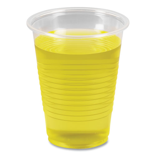 Translucent Plastic Cold Cups, 7 Oz, 100/pack