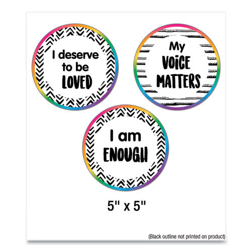 Motivational Bulletin Board Sets, Affirmation Station, 13.8" X 16", Multicolor, 32/set