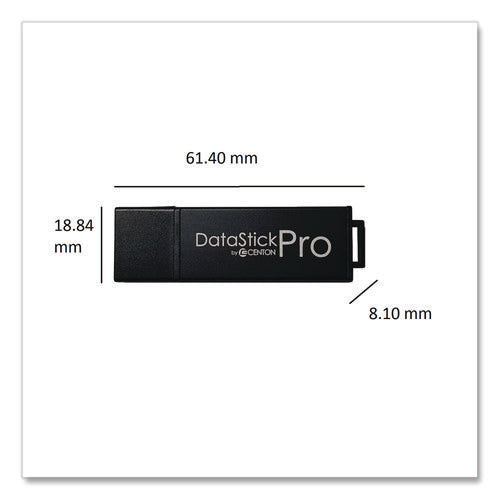 Datastick Pro Usb 3.2 Type A Flash Drive, 64 Gb, Black