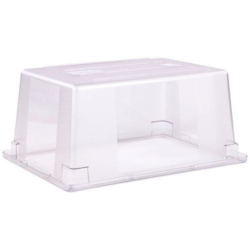 Storplus Polycarbonate Food Storage Container, 16.6 Gal, 18 X 26 X 12, Clear, Plastic