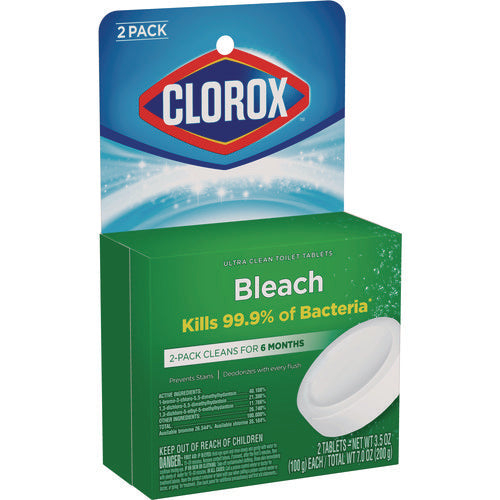 Ultra Clean Toilet Tablets Bleach, 3.5 Oz Tablet, 2/pack