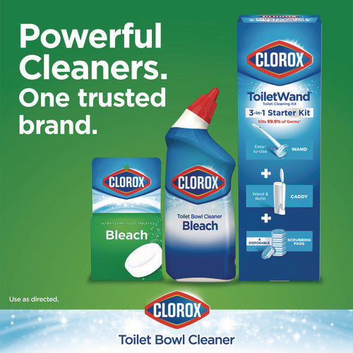 Ultra Clean Toilet Tablets Bleach, 3.5 Oz Tablet, 2/pack